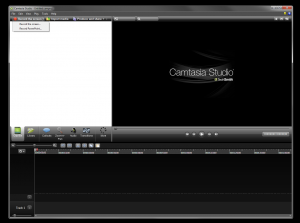 Screenshot of Camtasia Studio 8's Editor